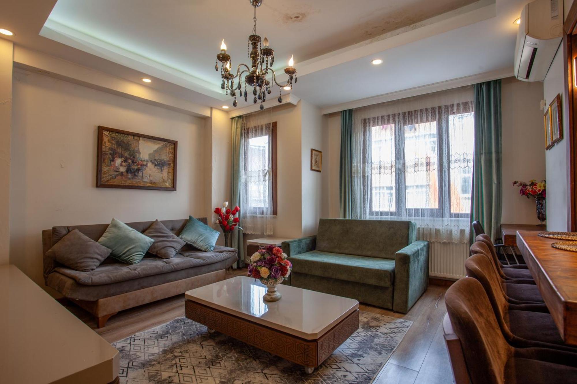 Super House 75 Mt 2 Bedrooms 1 Living Center Daire İstanbul